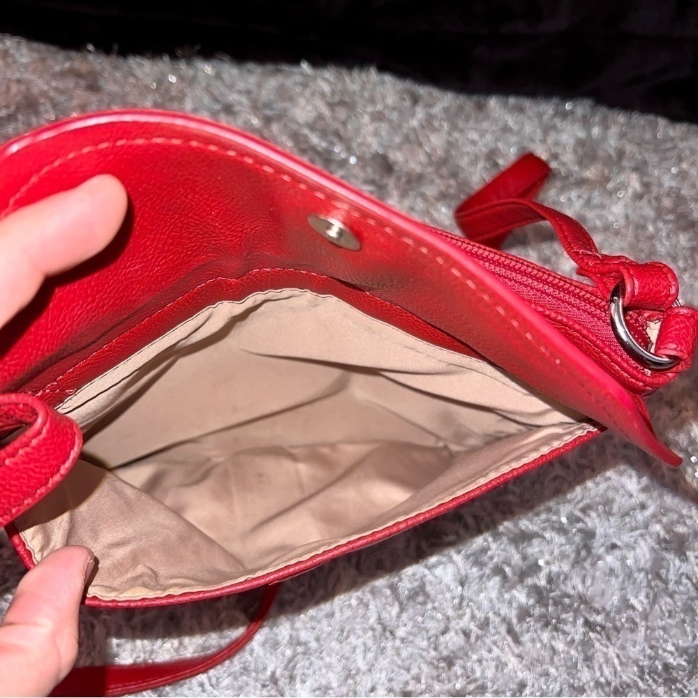 #141 ๐ฅ Nine West Red Shoulder Bag - Picture 4 of 7